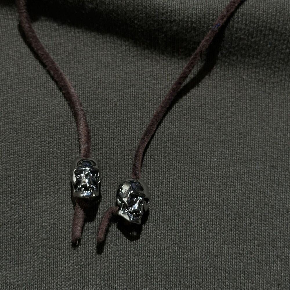 Archive Triple Layered Skull Drawstring Hoodie - image 3